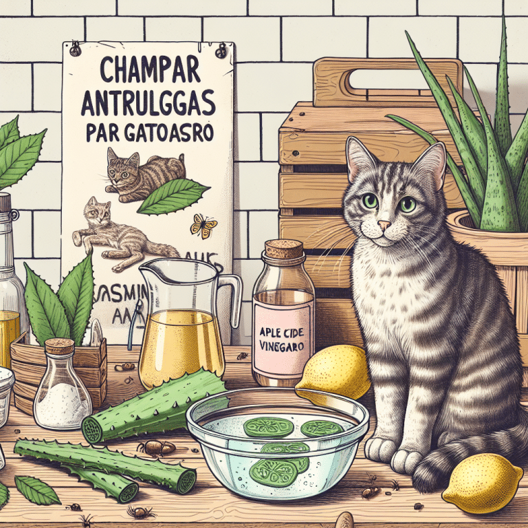 Receta Fácil de Champú Antipulgas Casero para Gatos – Protege a tu Mascota Naturalmente