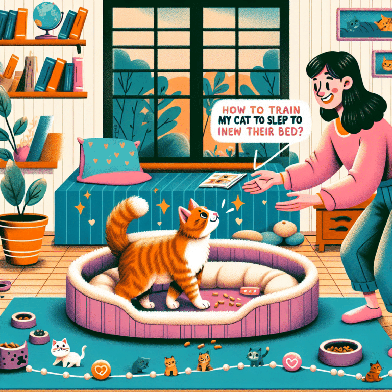 Enseñar a Tu Gato a Dormir en Su Cama – Guía Fácil
