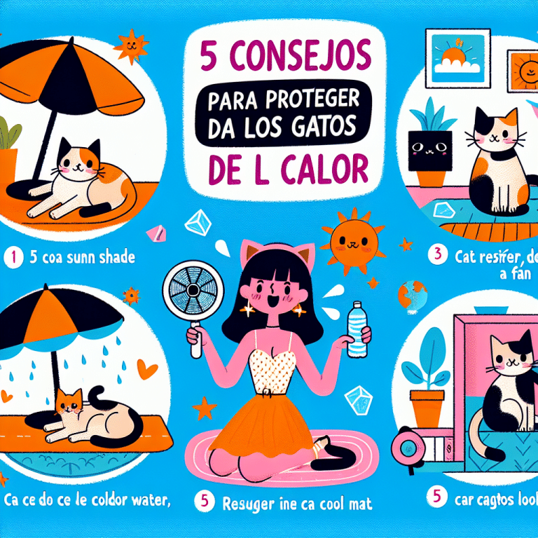5 Consejos Efectivos para Proteger a los Gatos del Calor Extremo