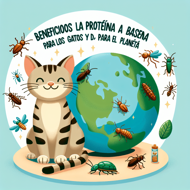Nutrición Sostenible: Descubre los Increíbles Beneficios de la Proteína a Base de Insectos para Gatos y el Planeta