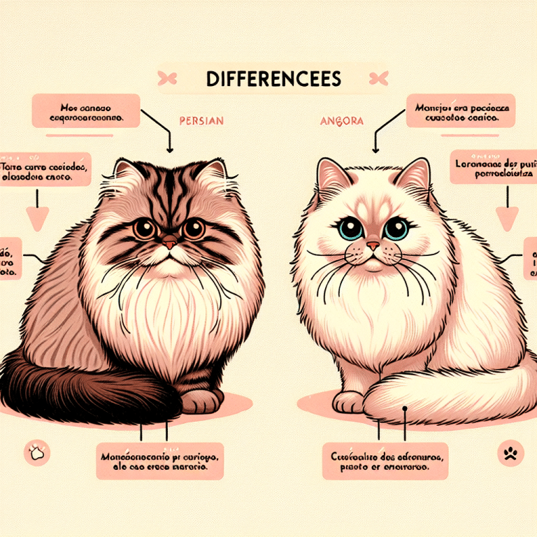 Diferencias Clave entre Gato Persa y Angora: Características y Cuidados
