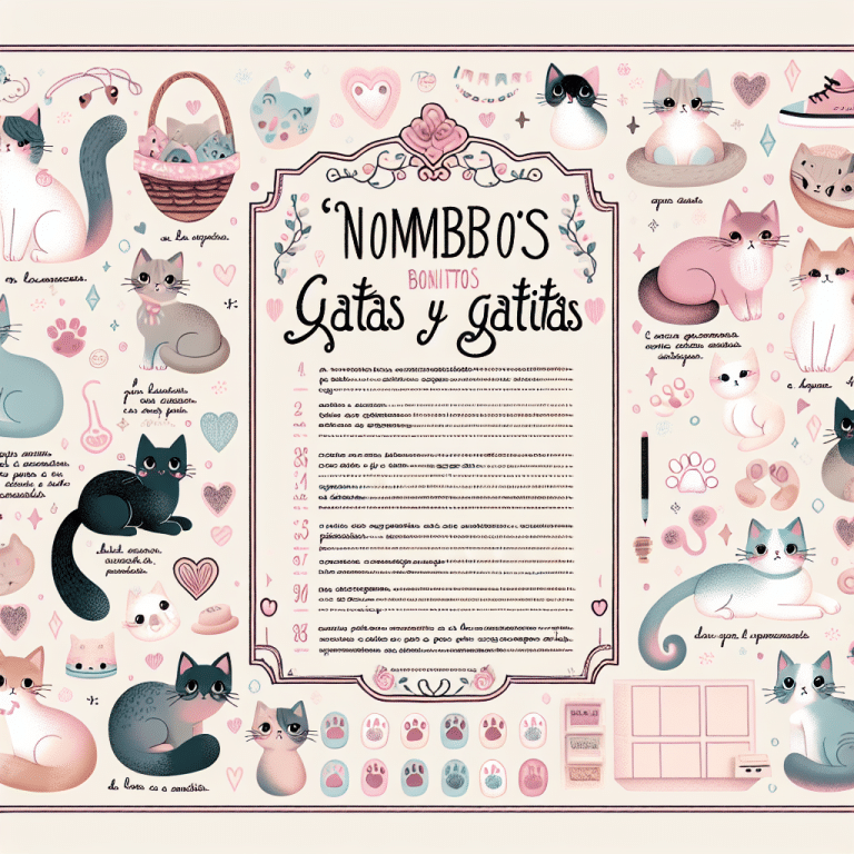 50 Nombres Bonitos para Gatas y Gatitas: Encuentra el Apodo Purrfecto