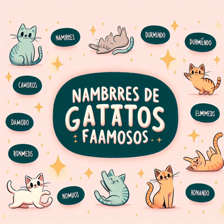 Top 50 Nombres de Gatos Famosos que Inspirarán para tu Felino