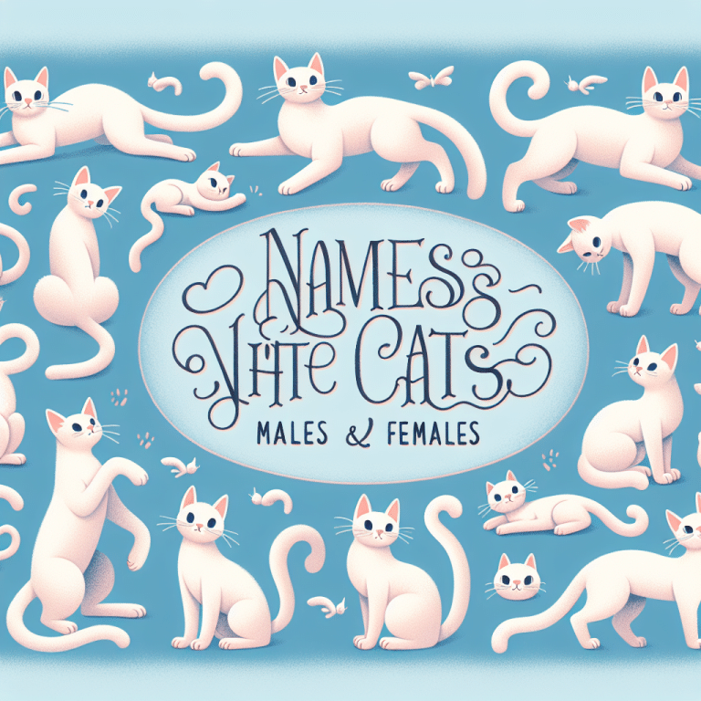 Los 20 Mejores Nombres para Gatos Blancos – Ideas Únicas para Machos y Hembras