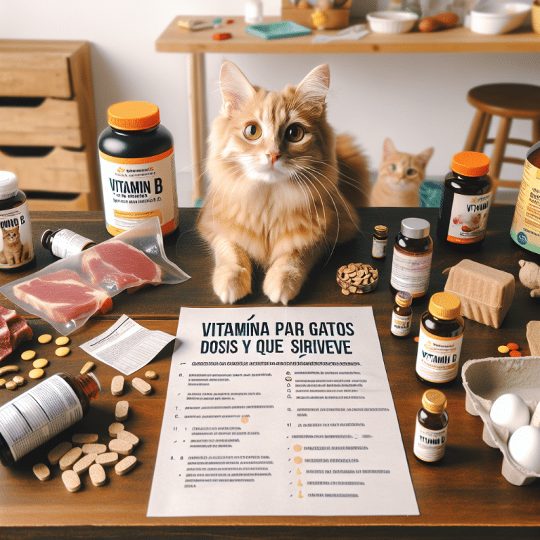 Vitamina B para Gatos: Guía Completa de Dosis y Beneficios Esenciales