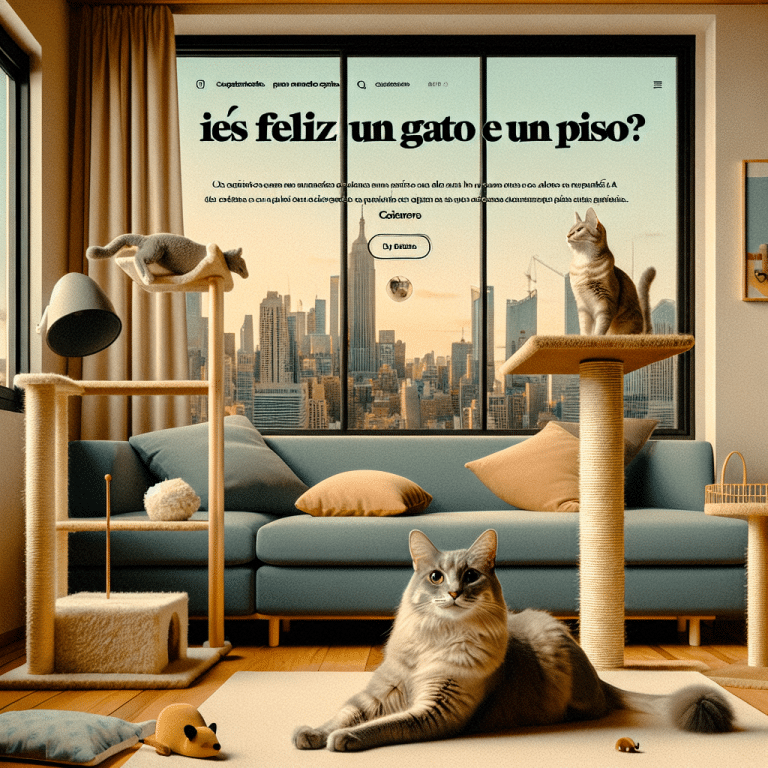 ¿Es Feliz un Gato en un Piso? Descubre Cómo Asegurar la Felicidad Felina en Espacios Reducidos