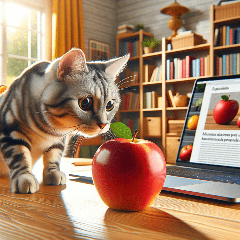 ¿Pueden los Gatos Comer Manzana? – Descubre los Beneficios y Riesgos