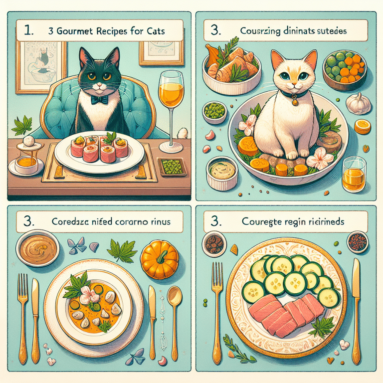 3 Recetas Gourmet para Gatos: Deliciosos Platos Caseros para Mimar a tu Mascota