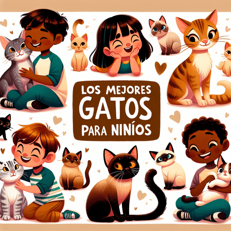 Top 10 Mejores Gatos para Niños: Razas Amigables y Consejos de Selección