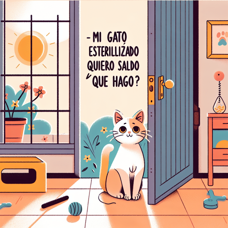 Mi Gato Esterilizado Quiere Salir: Consejos y Soluciones para Mantenerlo Seguro en Casa