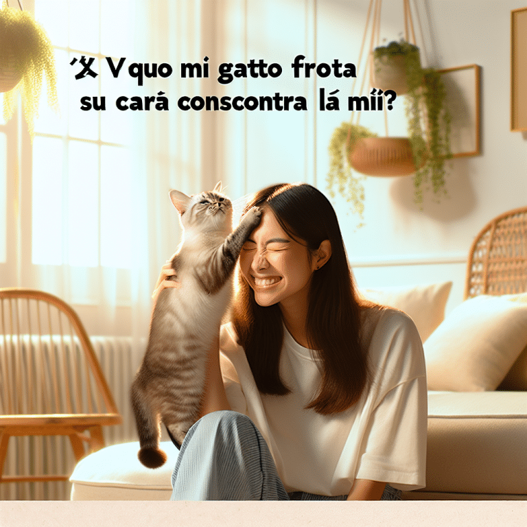 Entendiendo a tu Mascota: Descubre por qué tu gato frota su cara contra la tuya