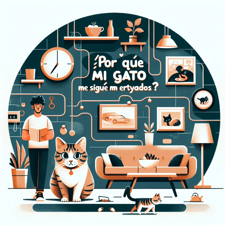 Descubre los Motivos: ¿Por qué mi gato me sigue a todos lados? – Comportamiento Felino Explicado