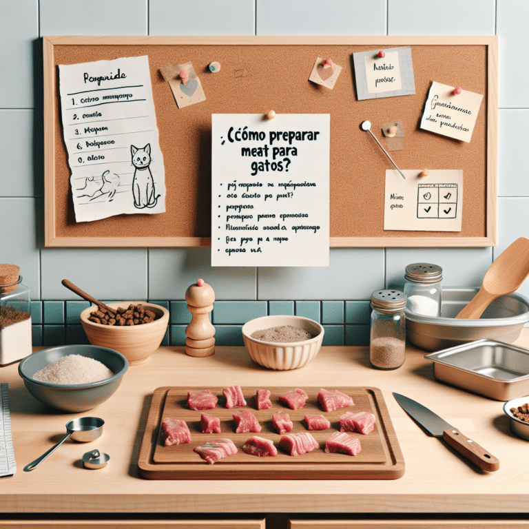 Guía Paso a Paso: Cómo Preparar Carne Saludable para Gatos en Casa