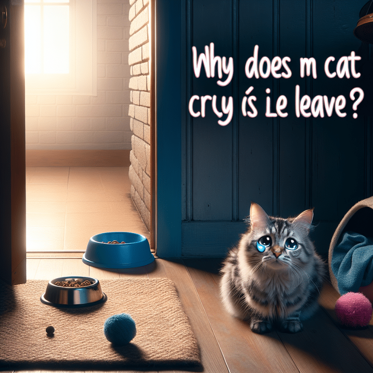 Entendiendo a tu Mascota: ¿Por qué mi gato llora cuando me voy y Cómo Ayudarlo?